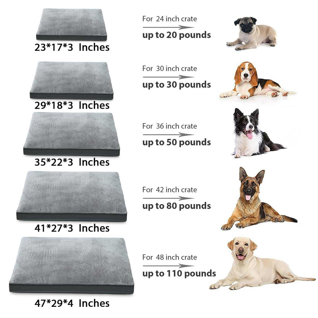 Waterproof Plush Dog Bed with Removable Washable Cover G416