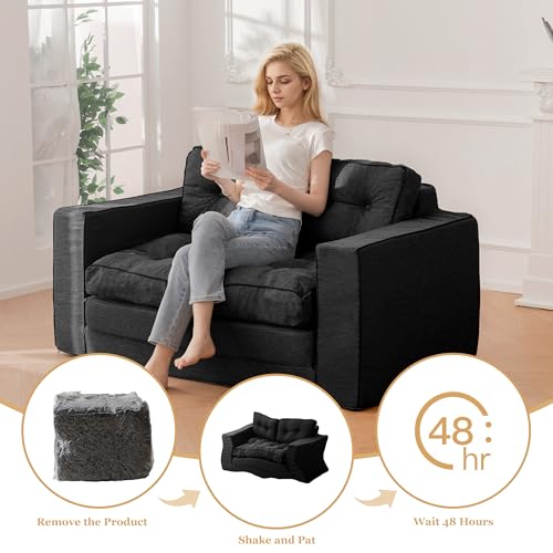 55" Convertible Sofa Bed Couch Futon N231