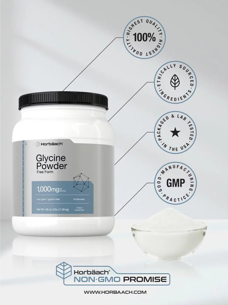 Glycine Powder 3 lbs Unflavored T744