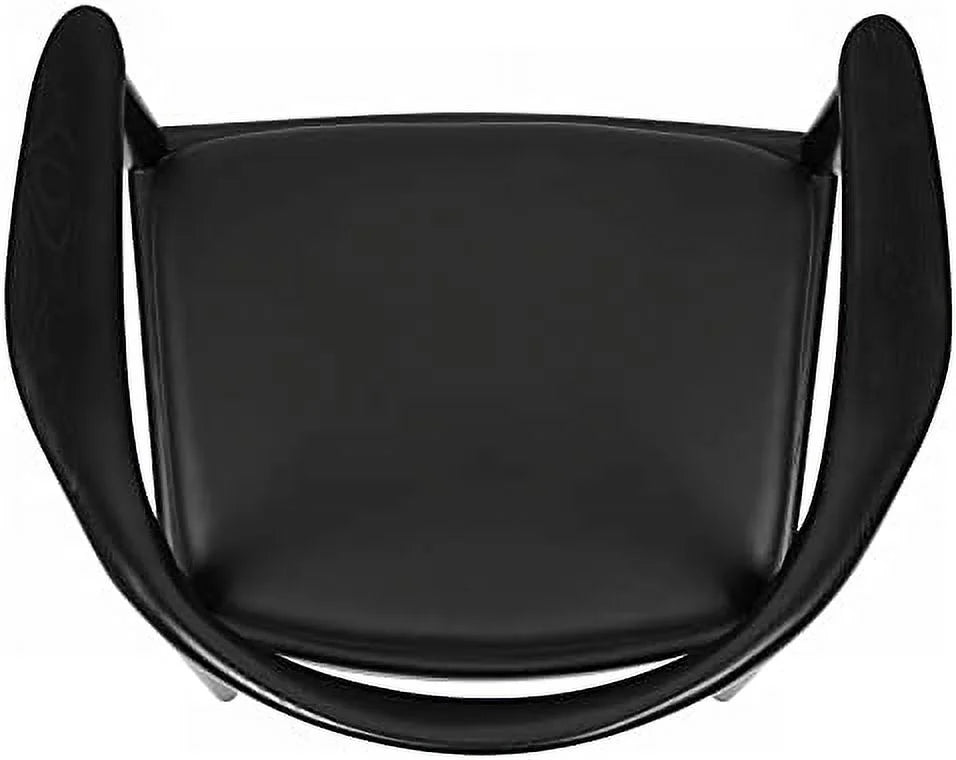 Black Upholstered Accent Chair U478