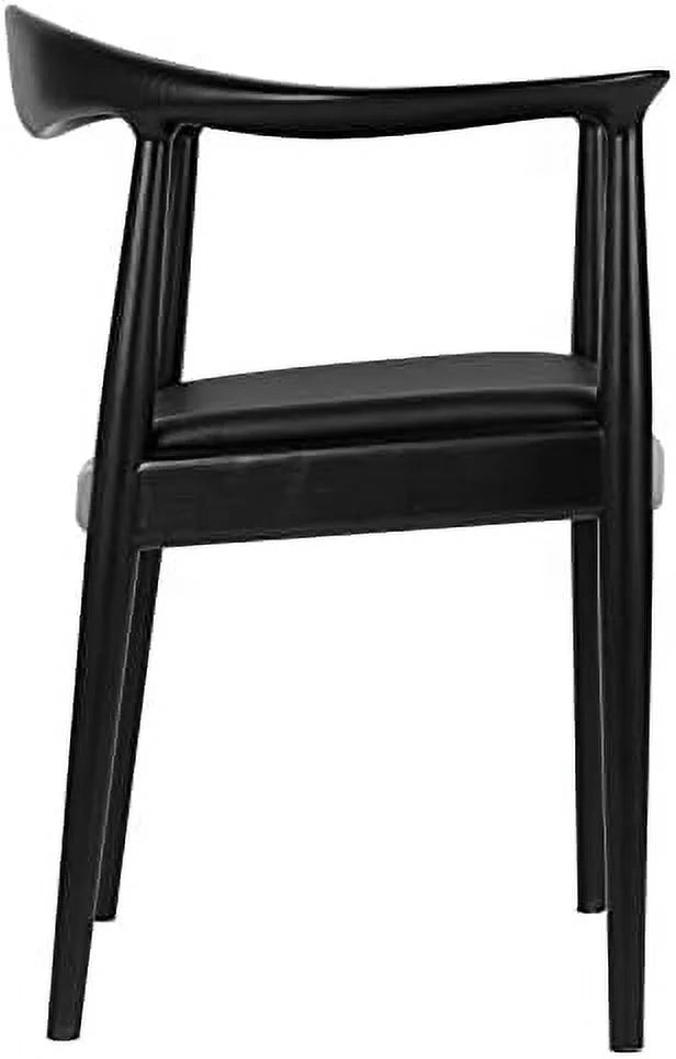 Black Upholstered Accent Chair U478