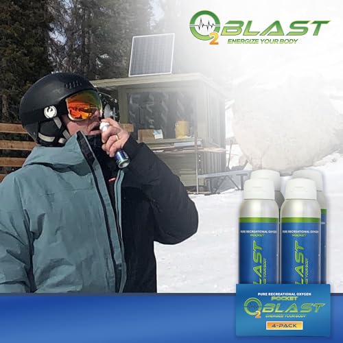 4 Pack Portable Canned Oxygen 4 Liter Y5347