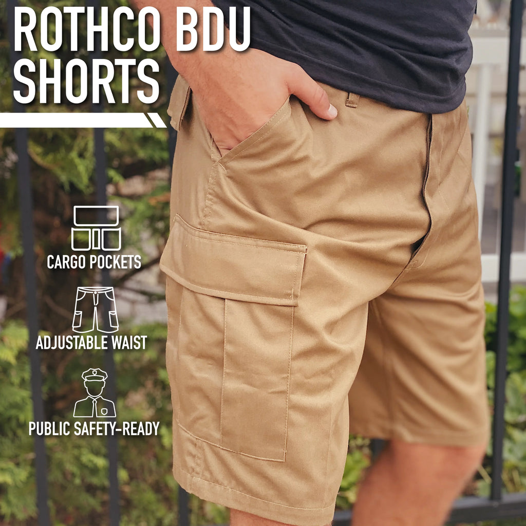 Khaki Cargo Shorts X63052