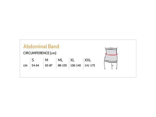 Black Active Massage Abdominal Band E80239