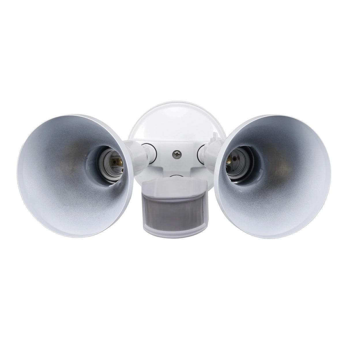 White Dual Head Motion Activated LED Security Flood Light G1959