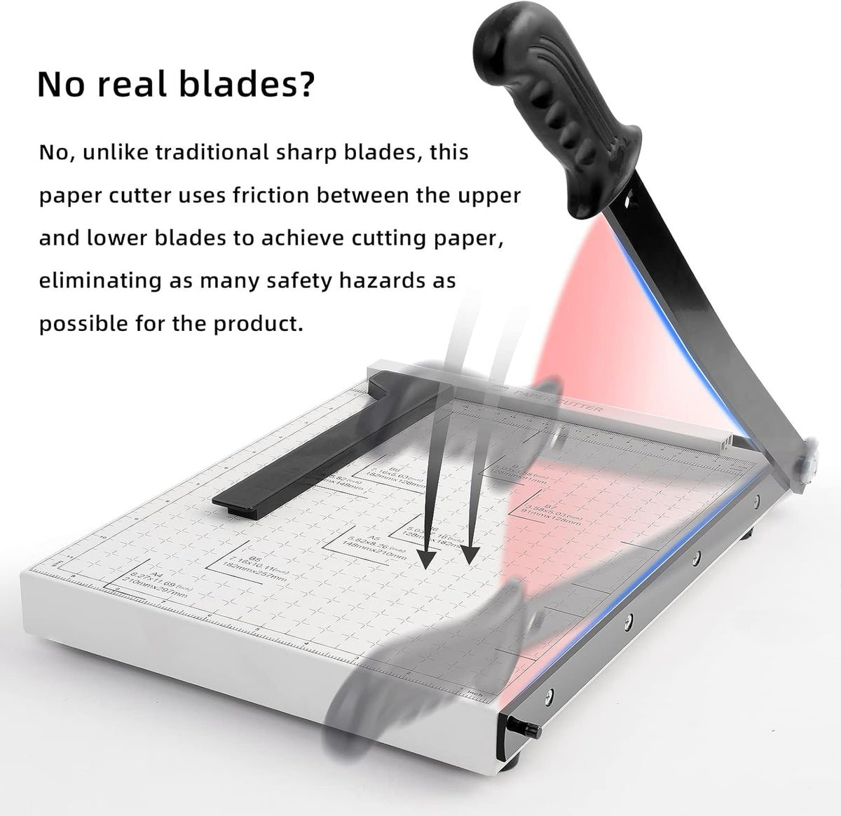 A3 Guillotine Paper Trimmer 18” Cutting Length 10-Sheet Capacity X795