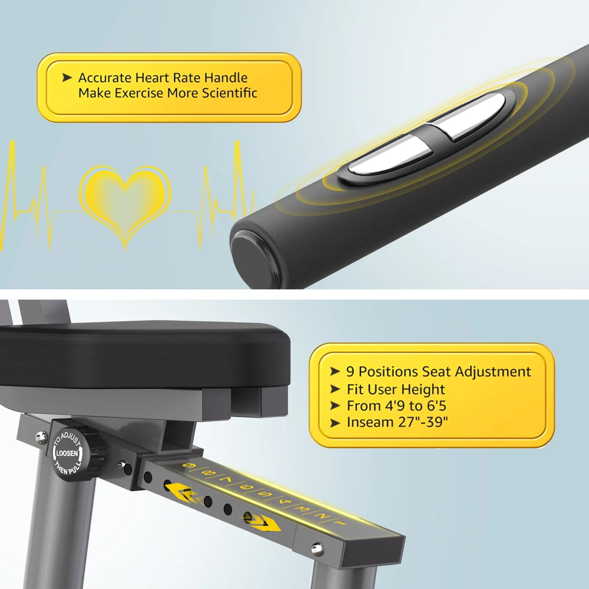 Recumbent Exercise Bike Magnetic Resistance X491