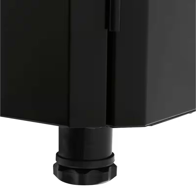24-Gauge Steel 2-Door Garage Base Cabinet in Black A2552