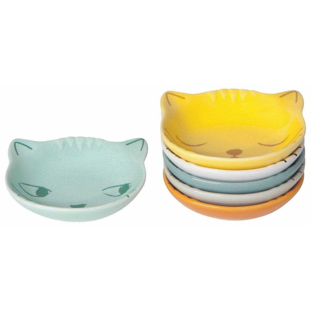 Set of 6 Cat Pinch Bowls S438