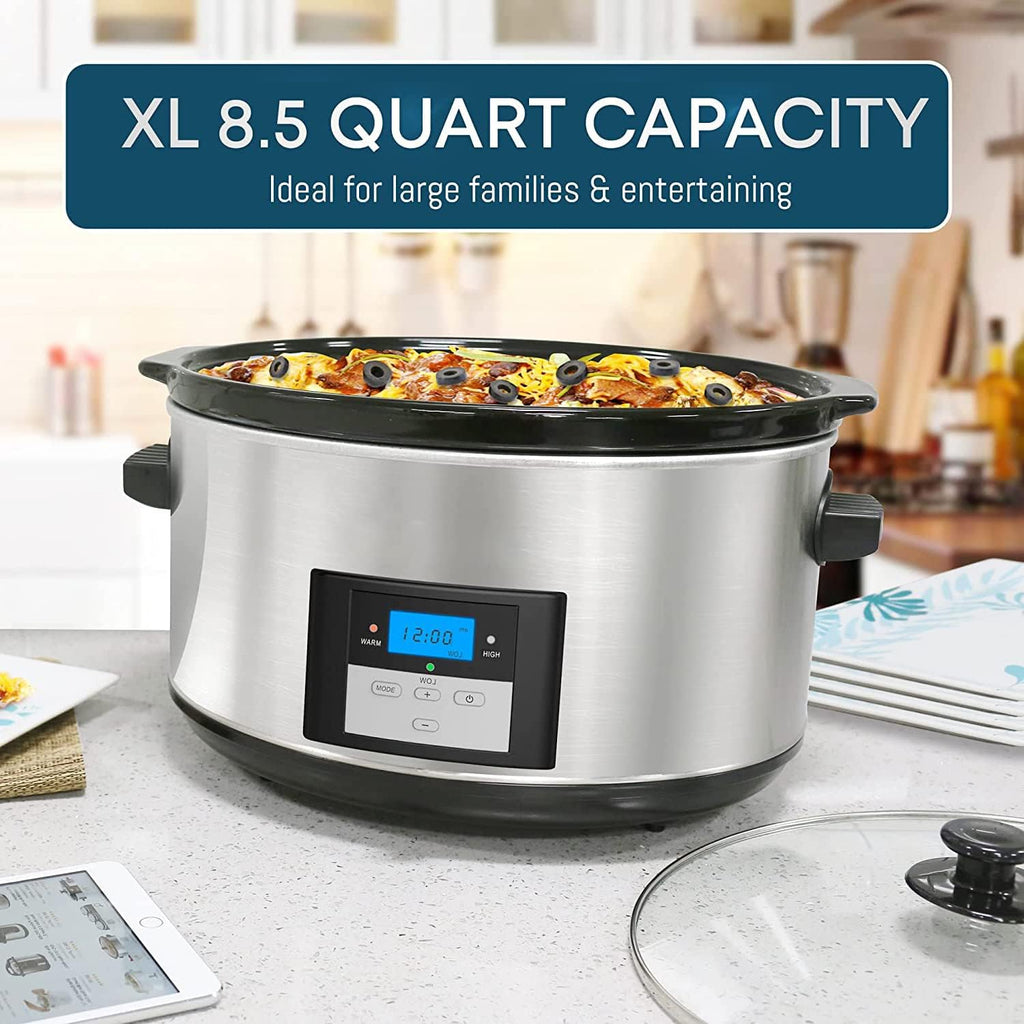 8.5 Quart Programmable Electric Slow Cooker H2843