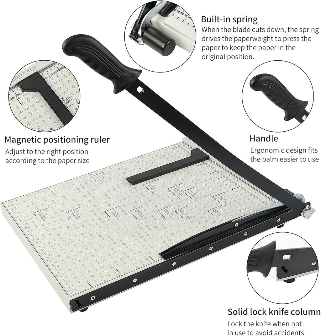 A3 Guillotine Paper Trimmer 18” Cutting Length 10-Sheet Capacity X795