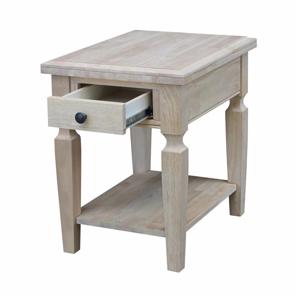 End Table Distressed Hickory Stone Finish D141