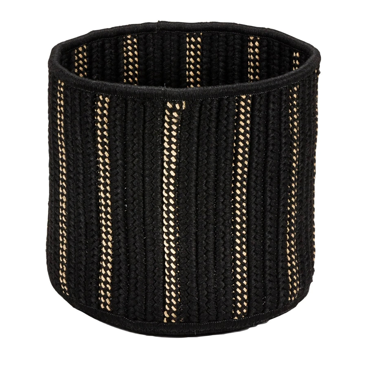 Black Polypropylene Braided Basket V8412