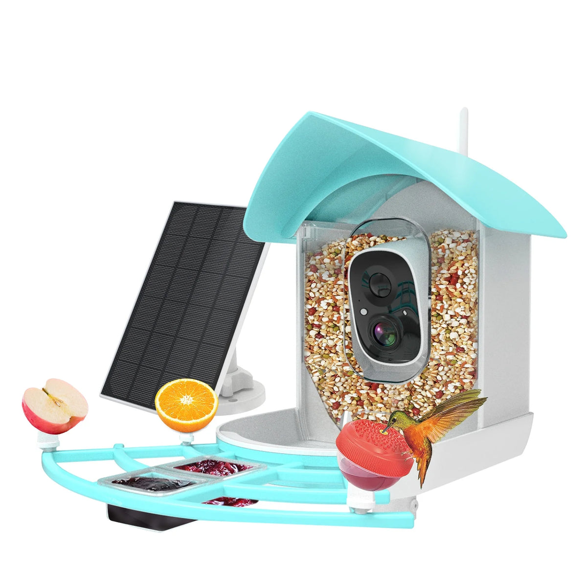 1080P Solar Powered Smart Bird Feeder with Camera X920