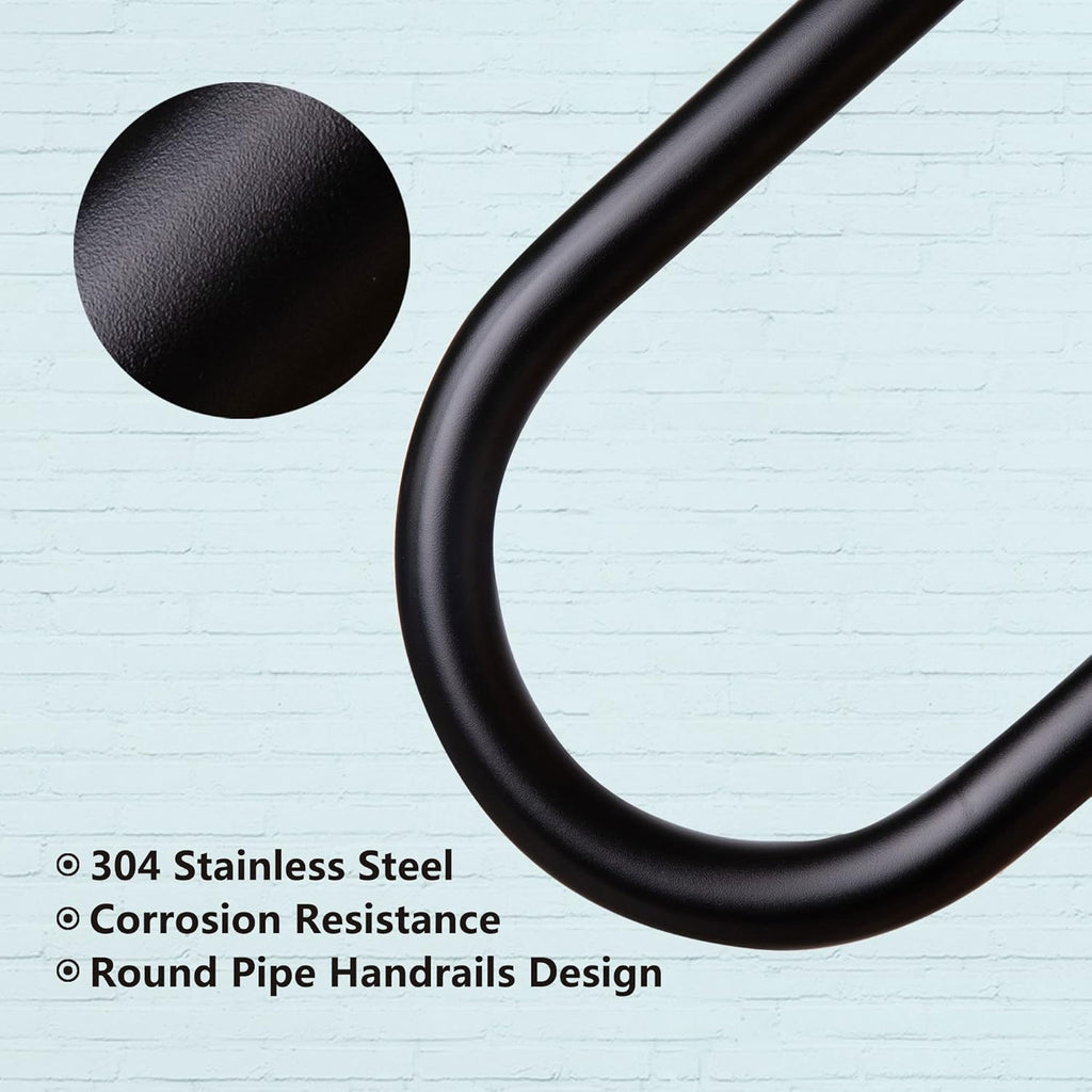 304SS Wall Mounted U Shaped Handrail 1.25" Tube Hand Railing Y70454