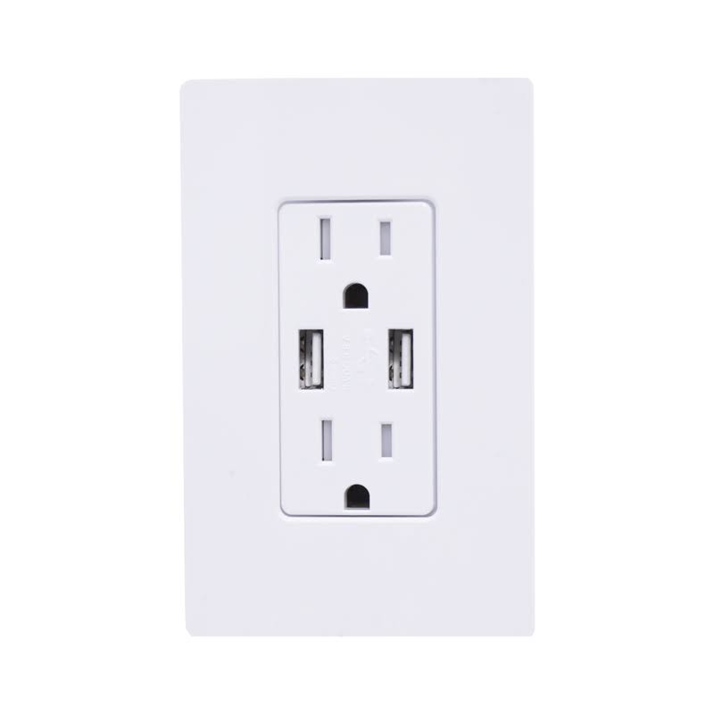 Brown Tamper Resistant Receptacle Y833