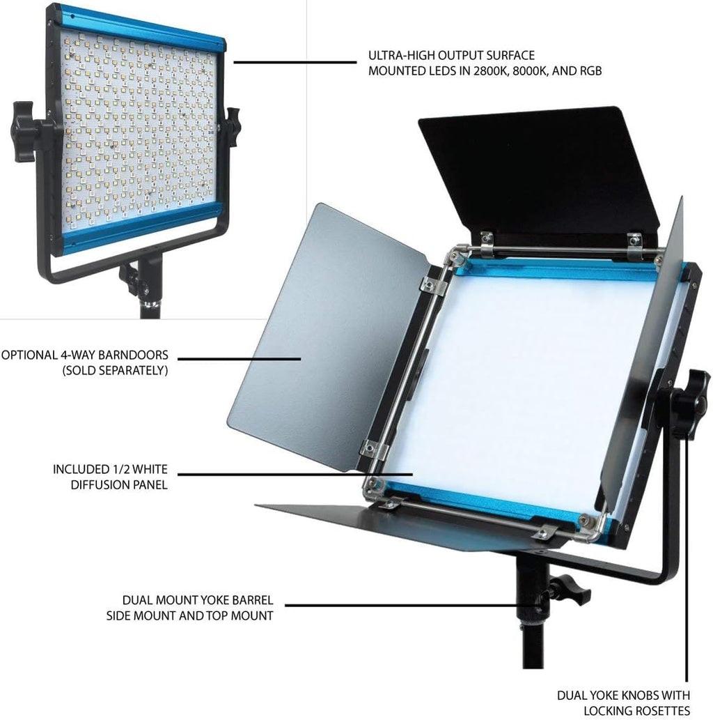 RGB and Bi-Color LED Video Light O78544