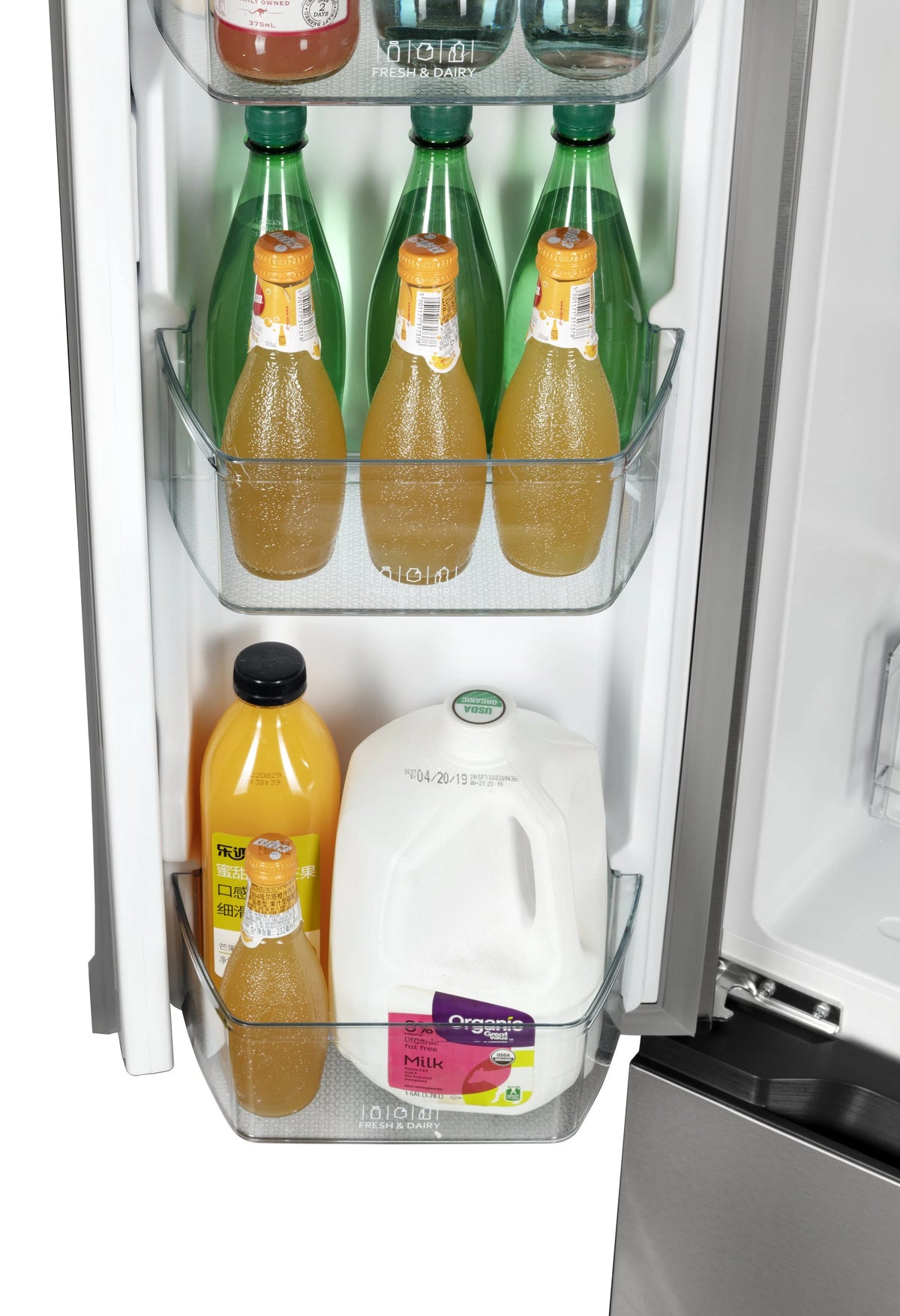17.7 Cu. Ft. French Door Refrigerator, Platinum Silver Z690