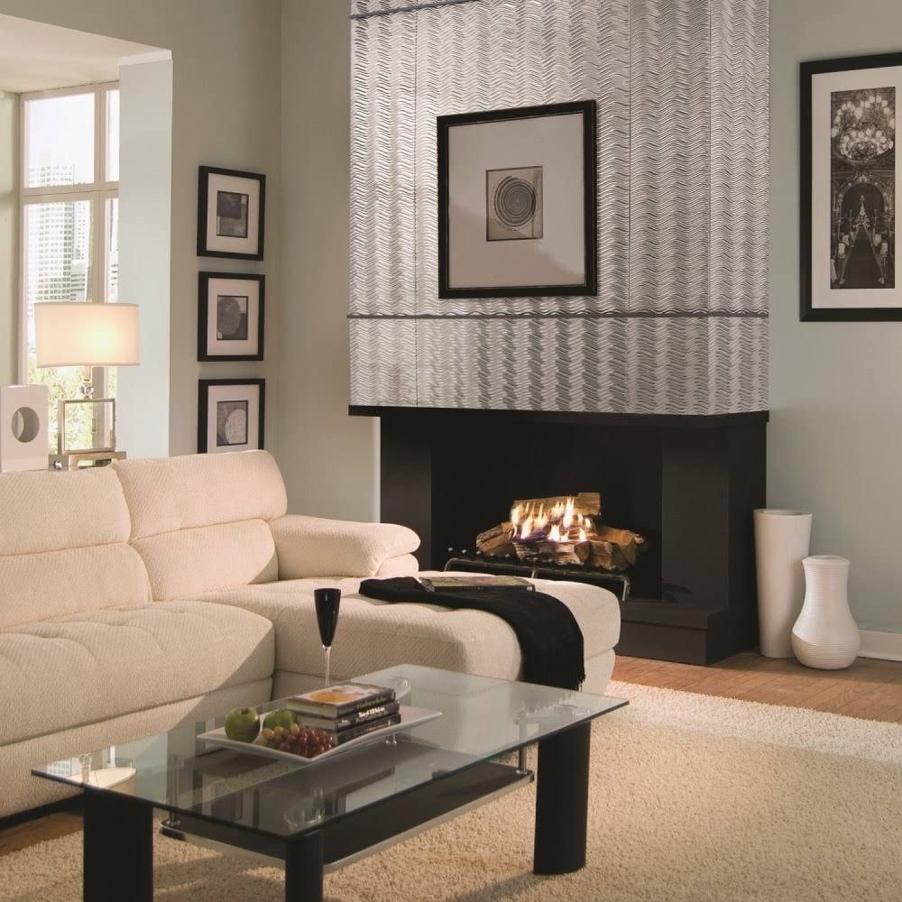 Brushed Aluminum Horizontal Wall Panel K866333