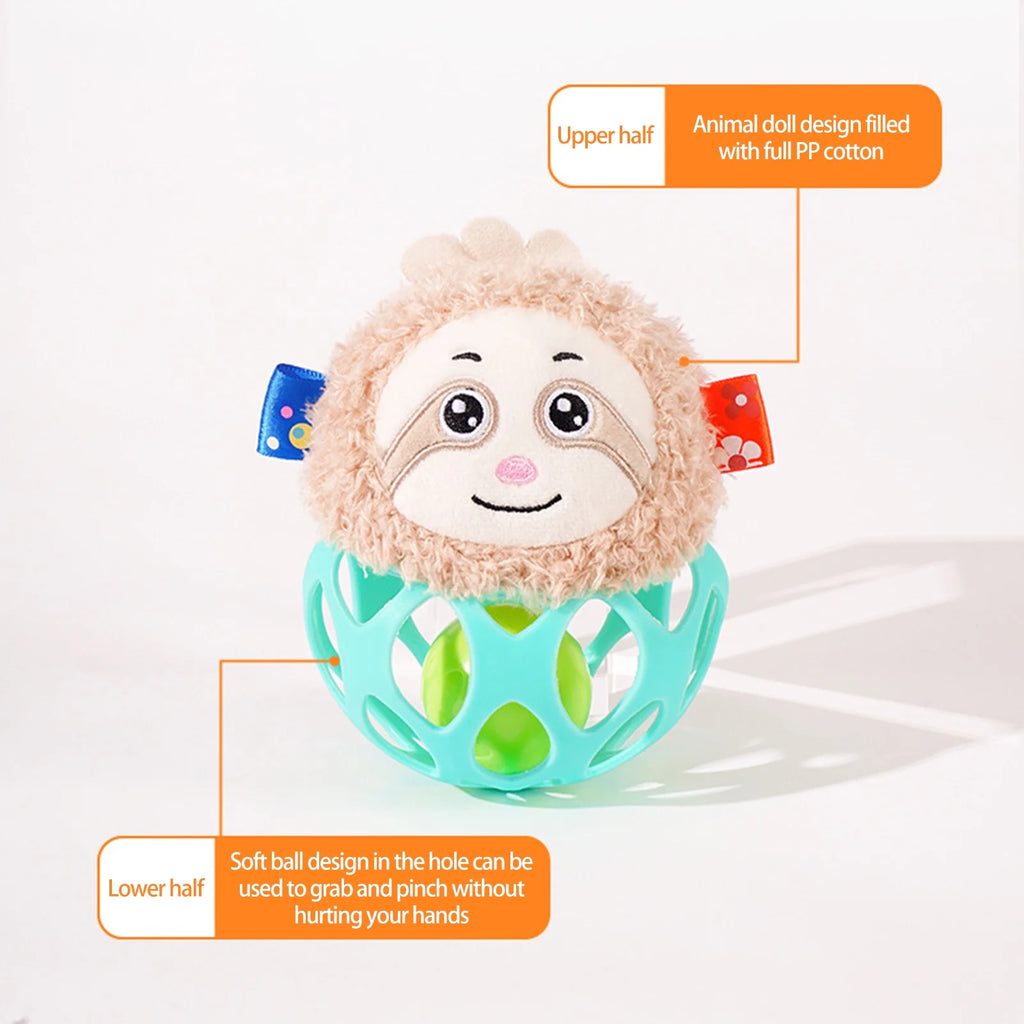 Plush Animal Ball Toy with Bell N526703