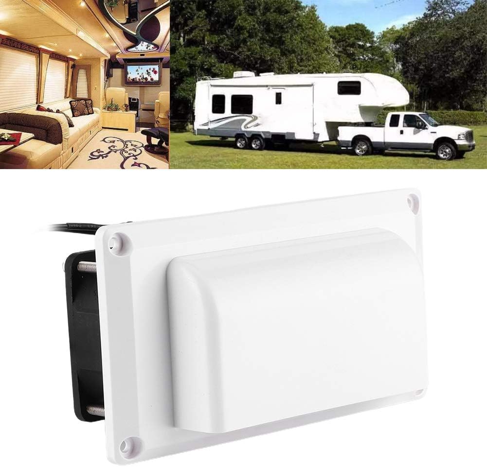 12V 25W RV Side Air Vent Exhaust Fan with Mounting Screws B710104
