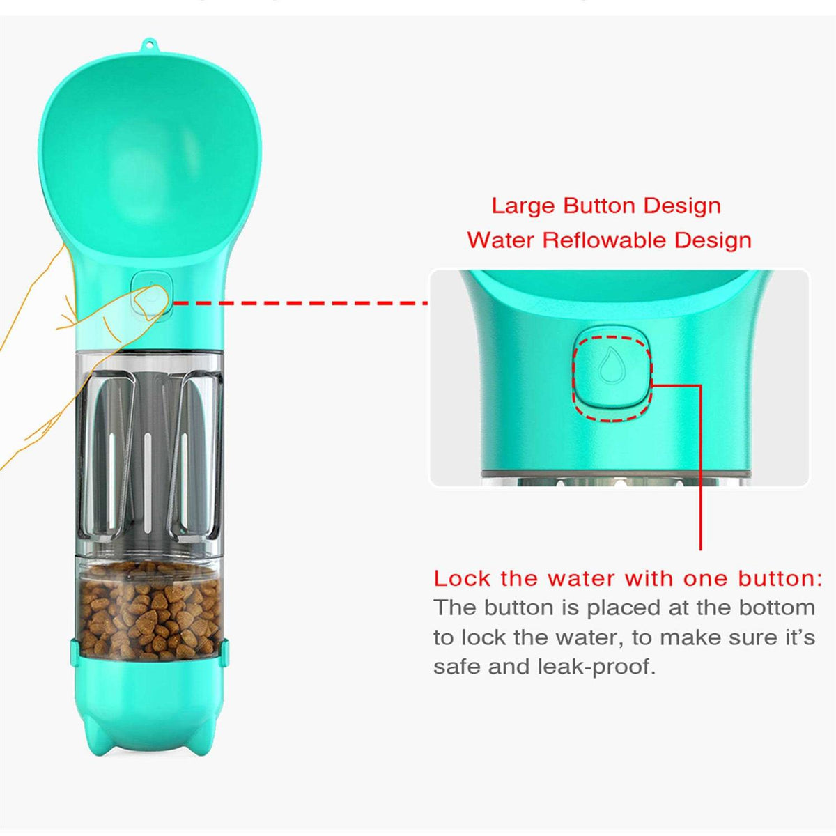 3 in 1 Dog Travel Bottle Set A975