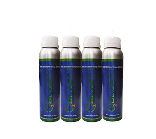 4 Pack Portable Canned Oxygen 4 Liter Y5347