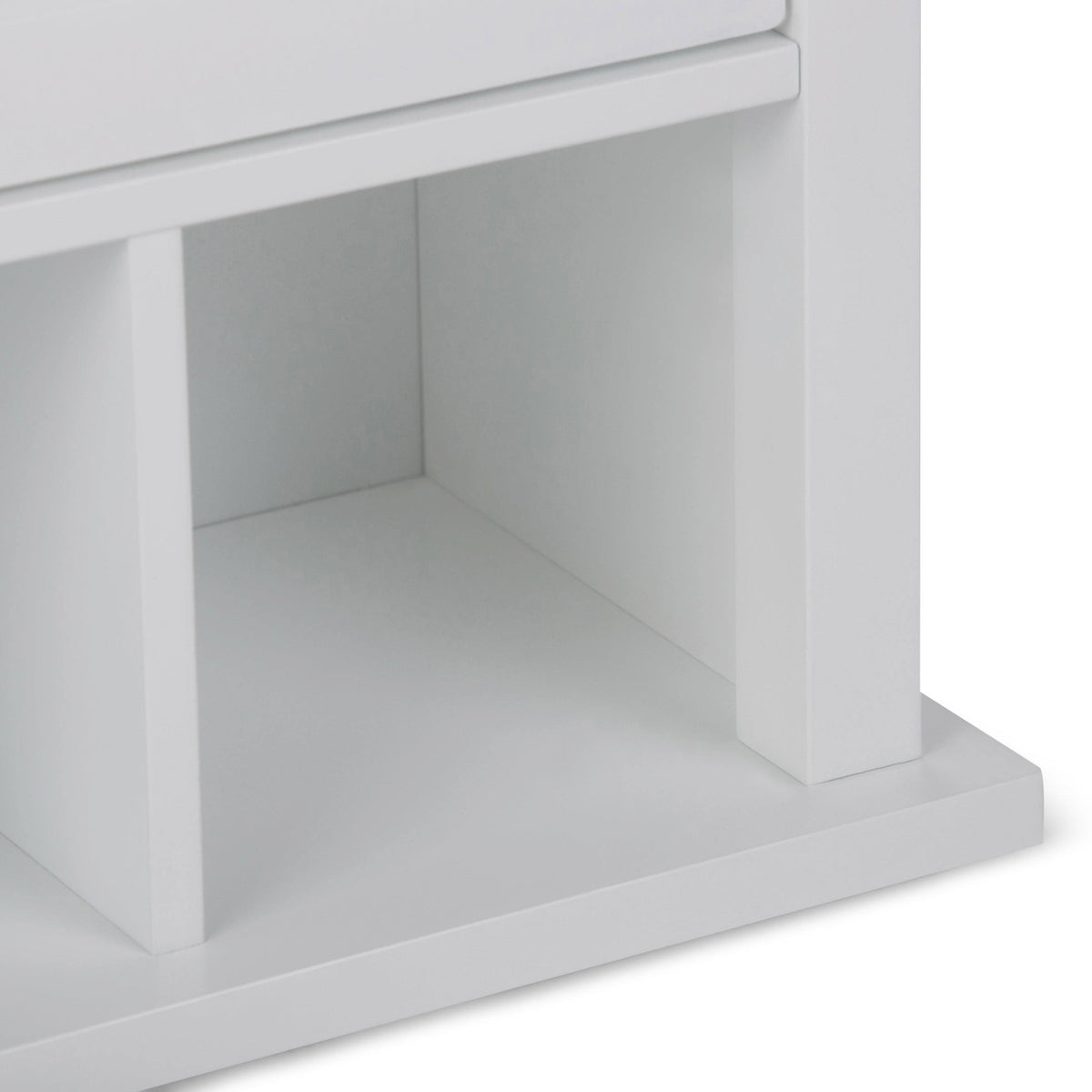 White Two-Door Bathroom Wall Cabinet U7018