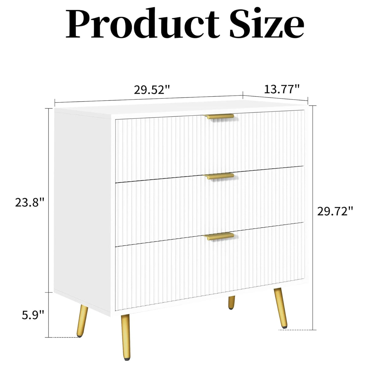Modern 6 Drawer Wood Dresser O8006