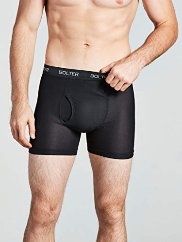Men's Nylon Spandex Performance Boxer Briefs 4-Pack B1859