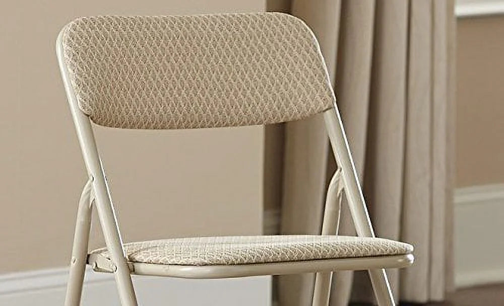 5-Piece Folding Table and Chair Set, Tan G618