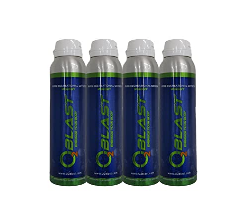 4 Pack Portable Canned Oxygen 4 Liter Y5347