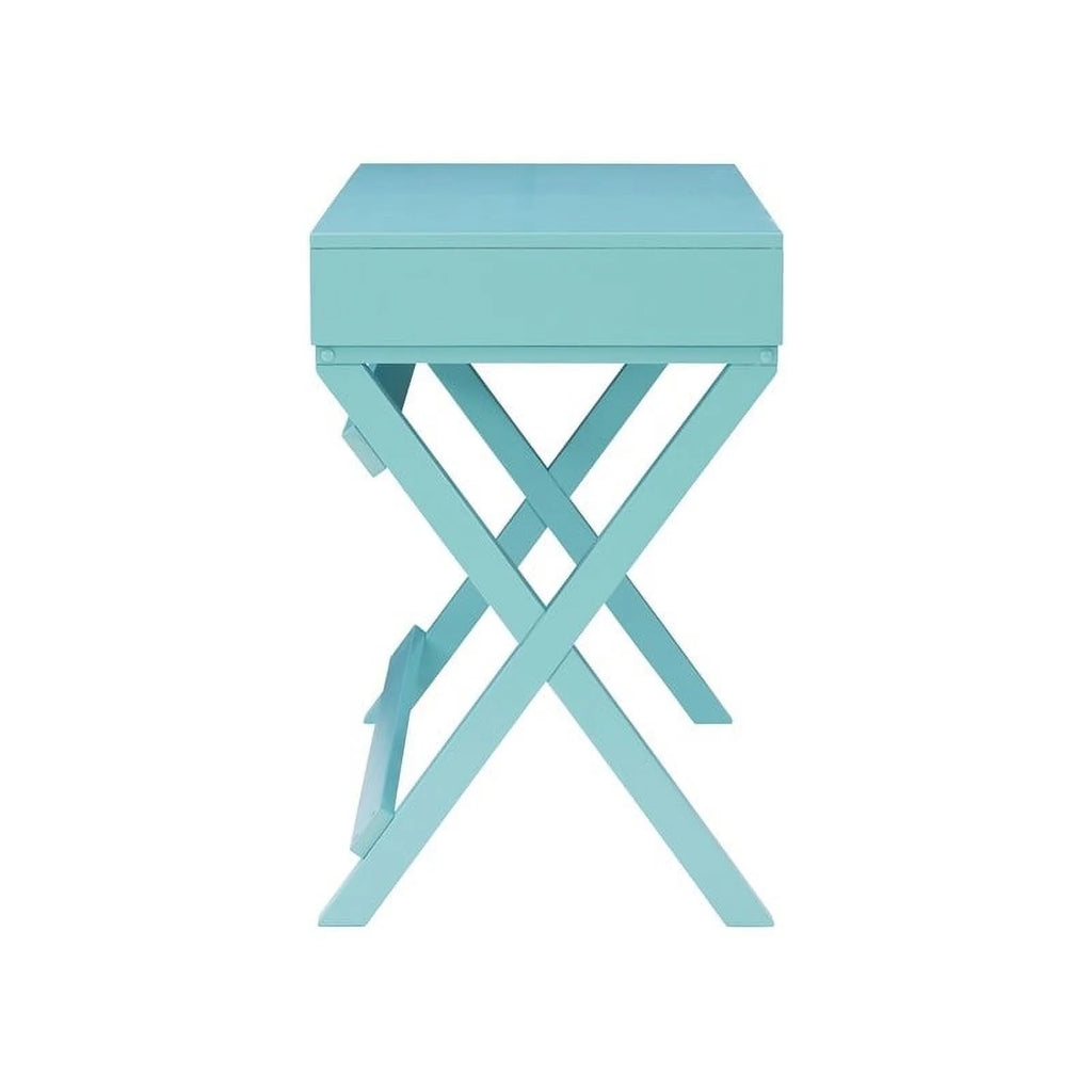 Blue Wood Writing Desk H6001