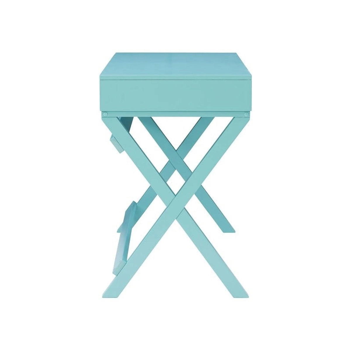 Blue Wood Writing Desk H6001