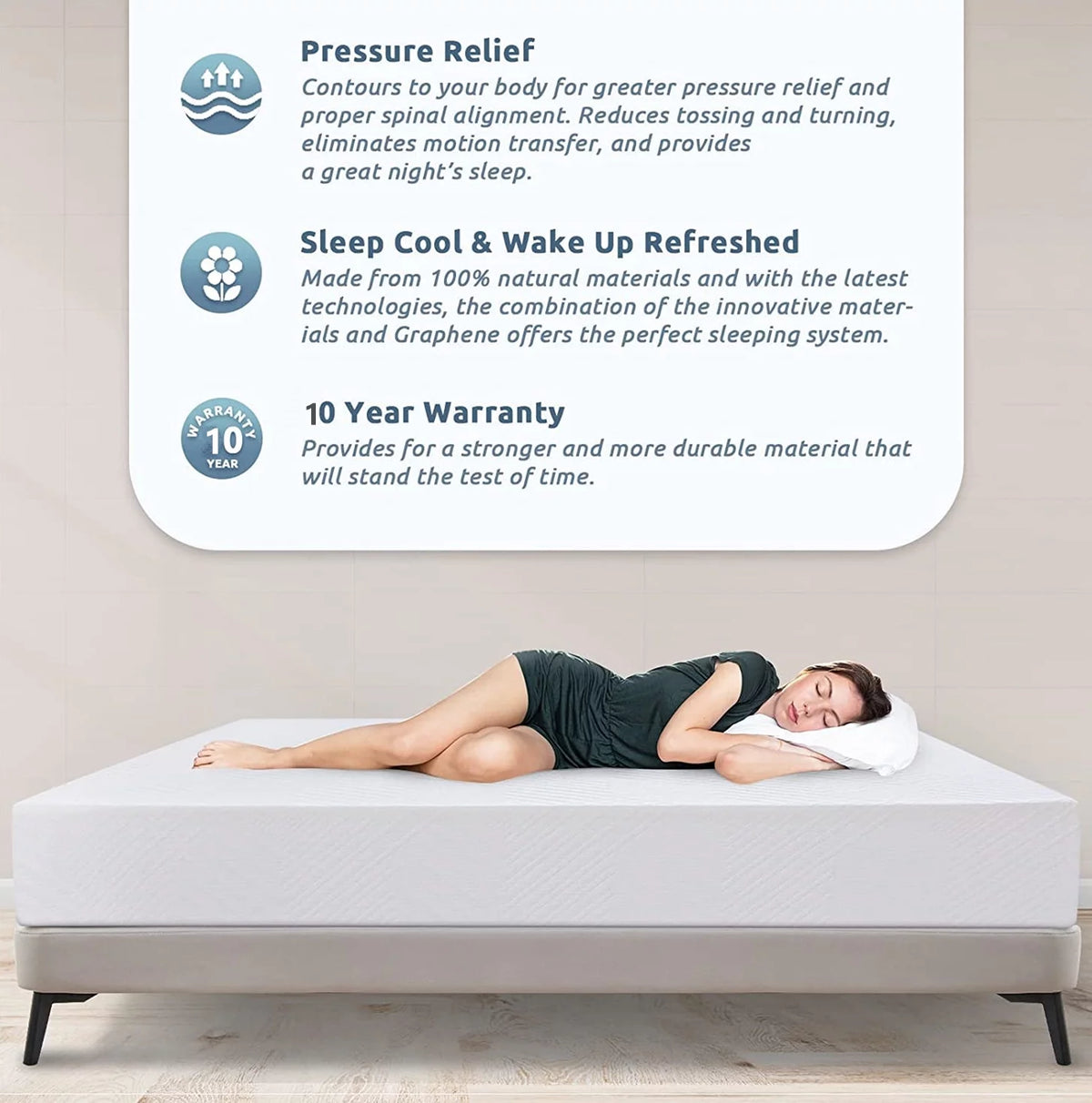 Full Size 6 Memory Foam Mattress G85293