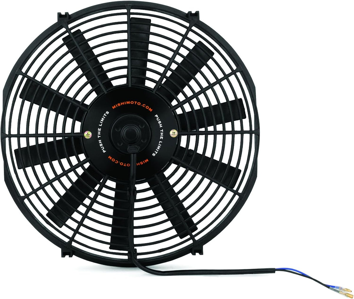 Slim Electric Fan Black 14" N6914