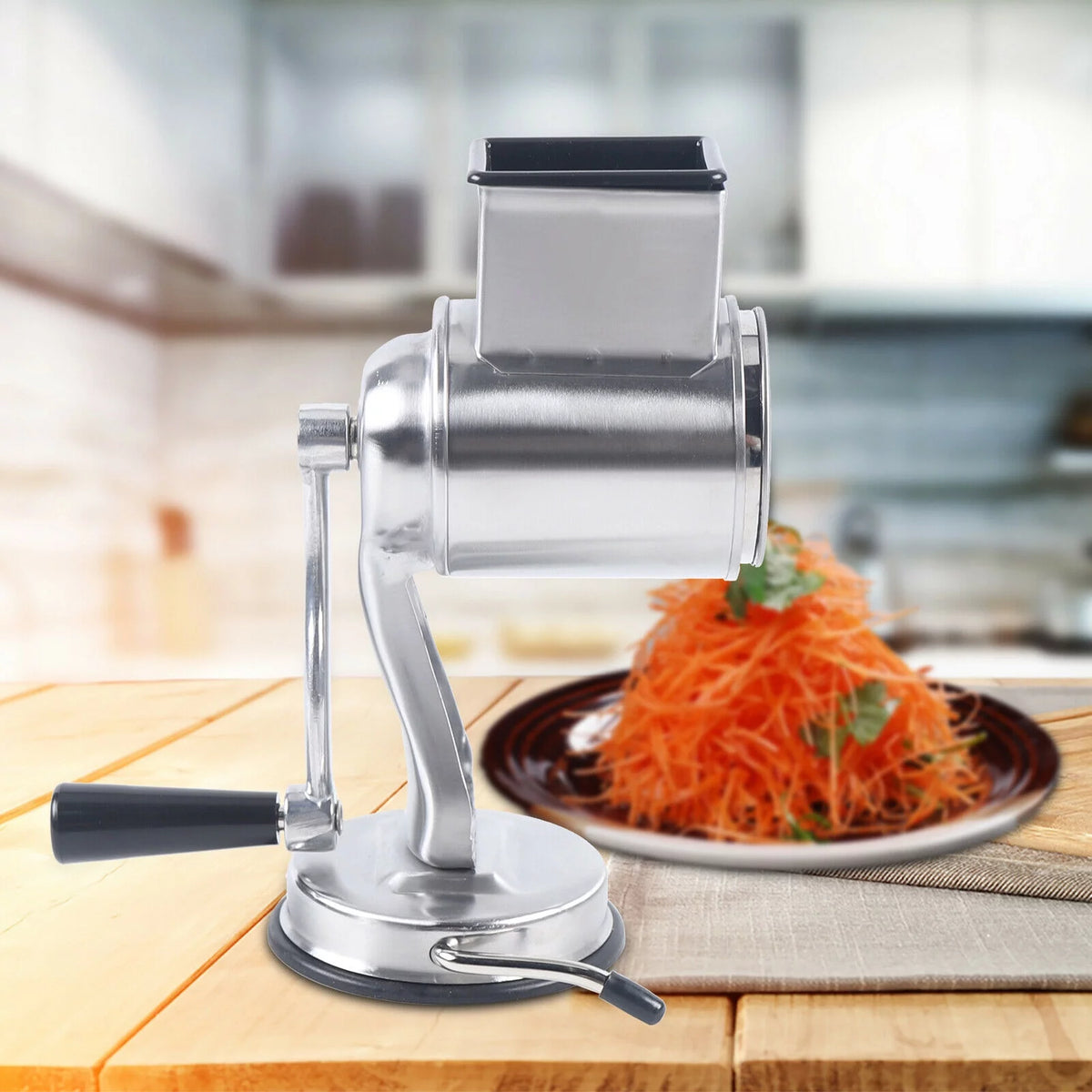 Stainless Steel Rotary Drum Grater with 5 Drums A846654