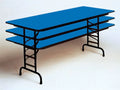 Blue HPL Folding Table H151129