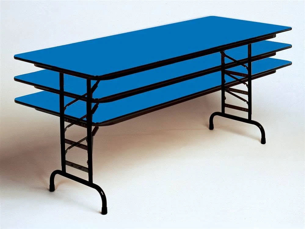 Blue HPL Folding Table H151129