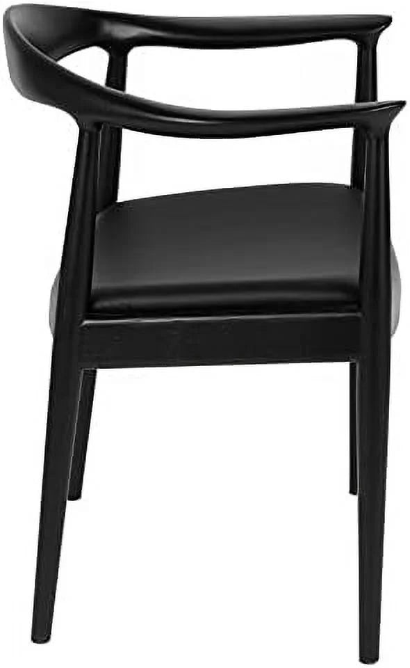 Black Upholstered Accent Chair U478