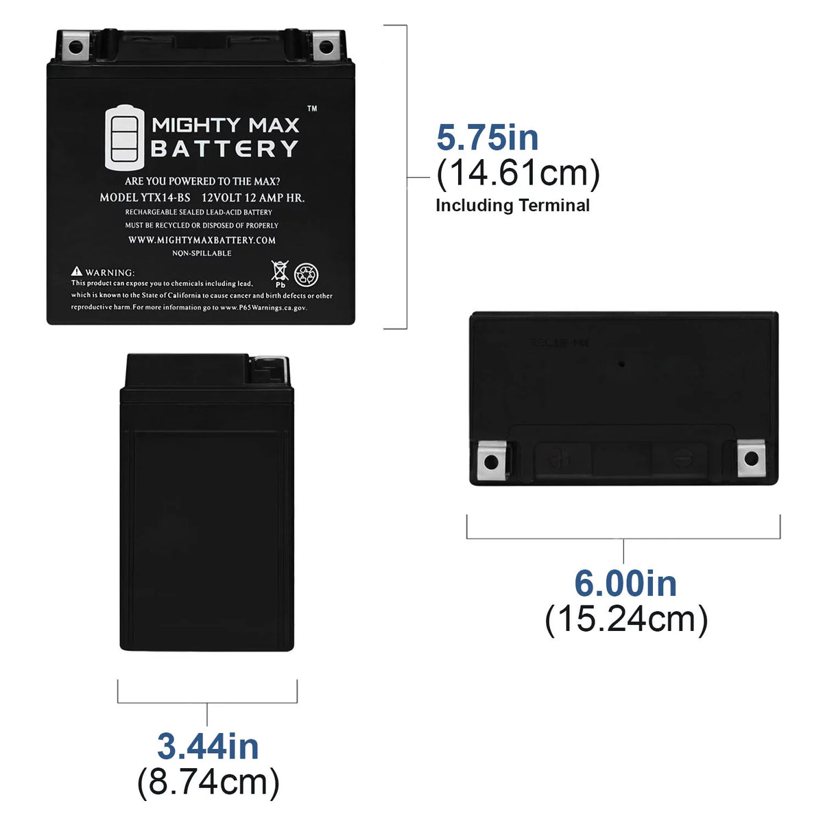YTX14-BS Battery V733269