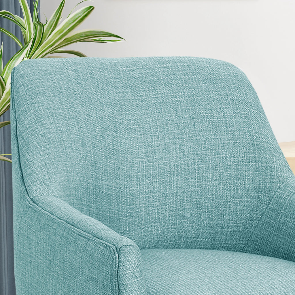 Blue Fabric Home Office Chair L7539