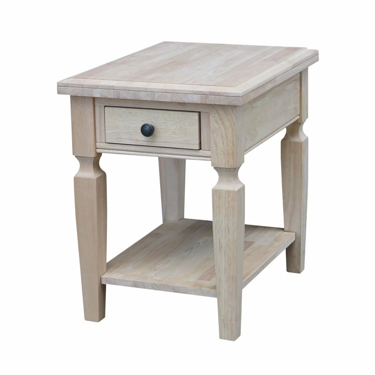 End Table Distressed Hickory Stone Finish D141