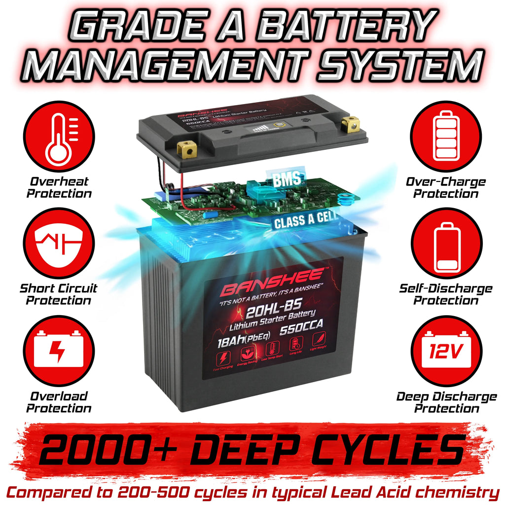 LiFePO4 Motorsports Battery Q42921