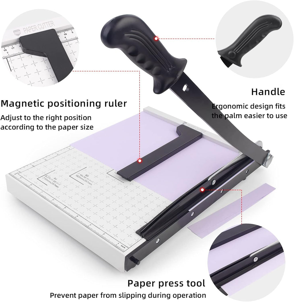 A3 Guillotine Paper Trimmer 18” Cutting Length 10-Sheet Capacity X795