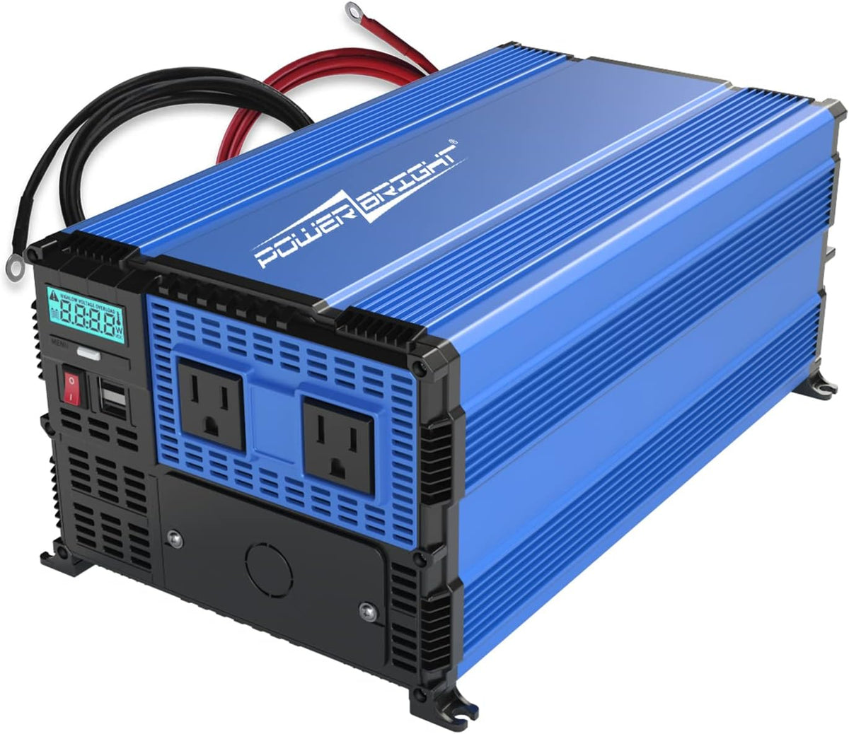 2000 Watt 12V Power Inverter Dual USB & AC Outlets T893