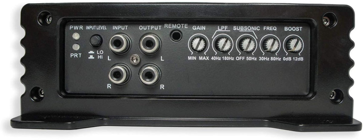 Black Dual 10 Sub Box Enclosure & Amp H654398