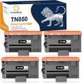 Compatible Toner Cartridge for Brother TN850 TN820 (4 Black) Pack of 2 Y658