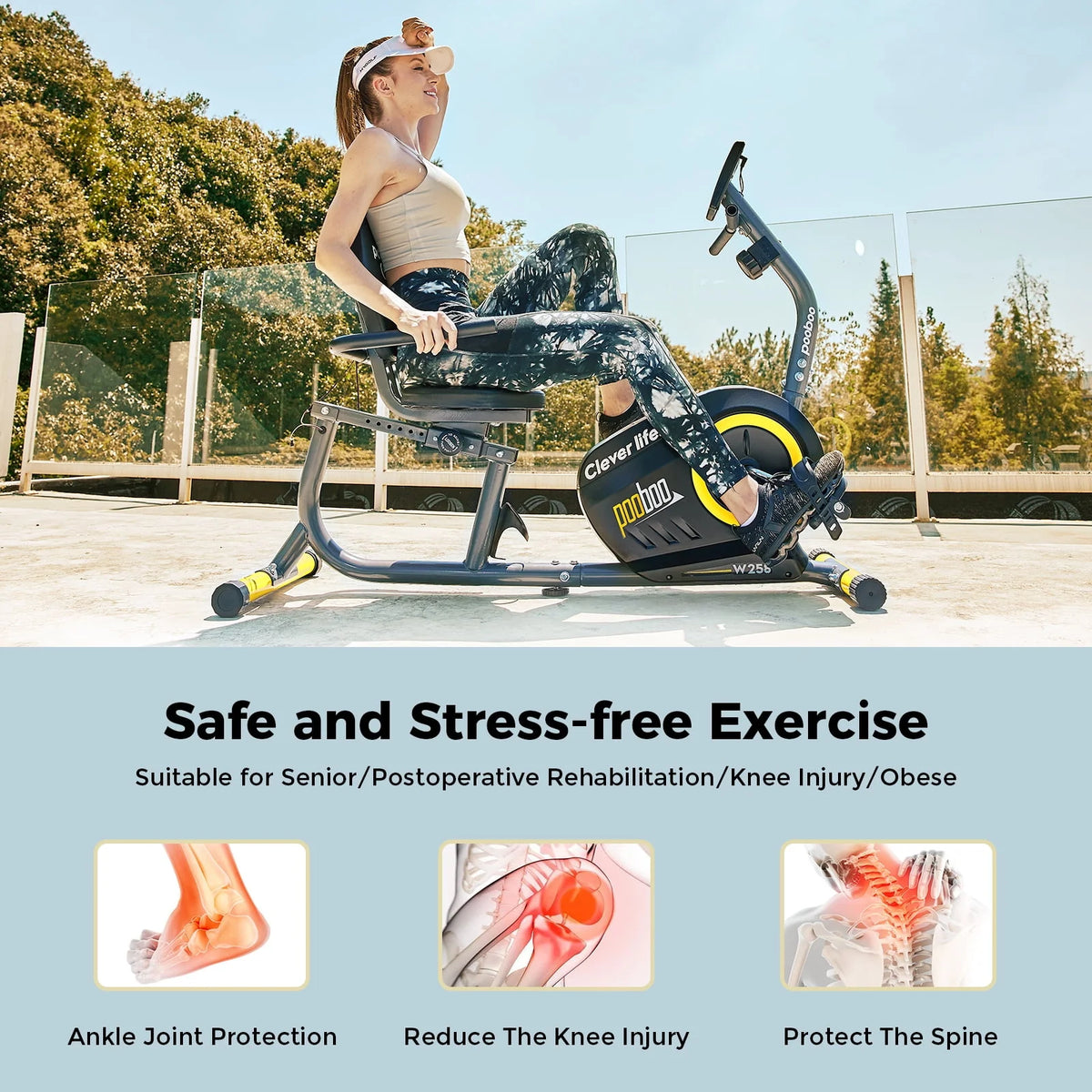 Recumbent Exercise Bike Magnetic Resistance X491