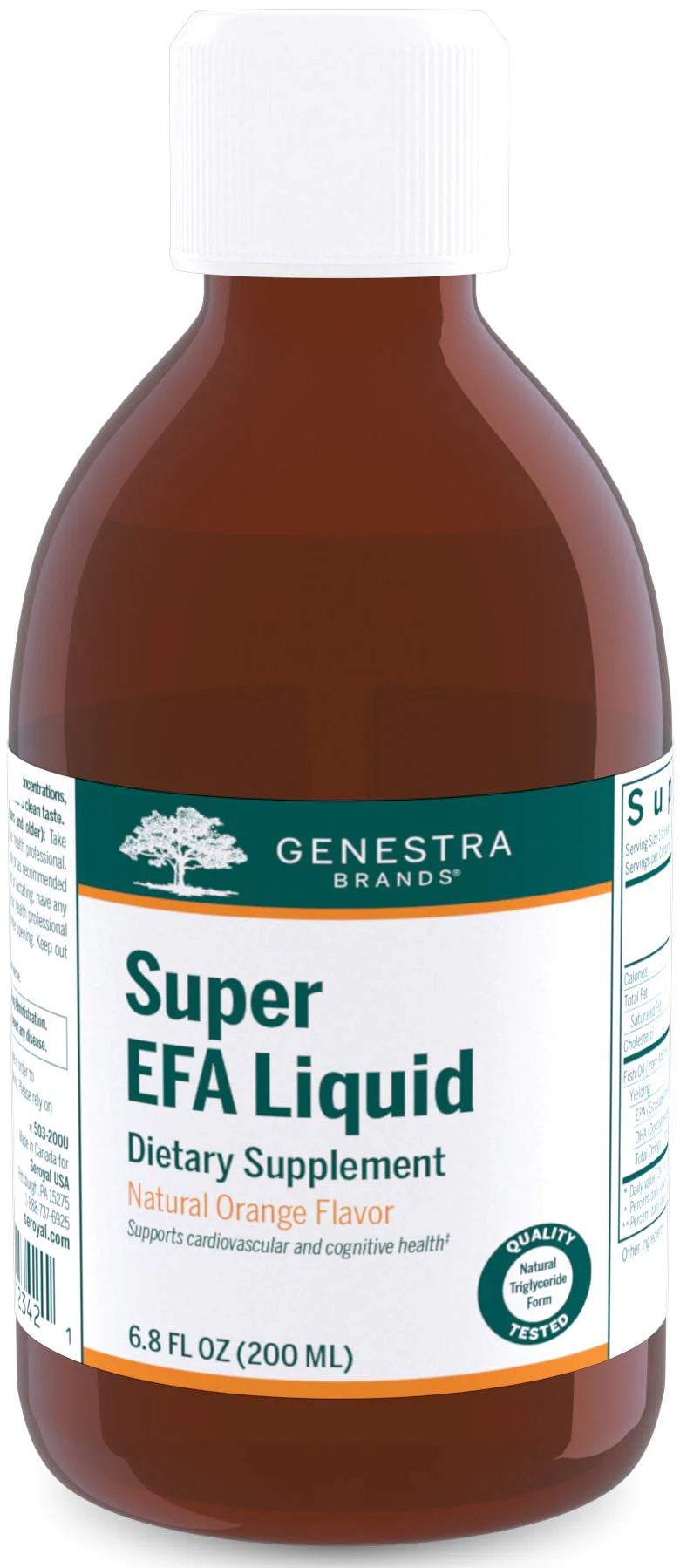 Super EFA Liquid 6.8 Fl Oz Natural Orange Flavor Z339